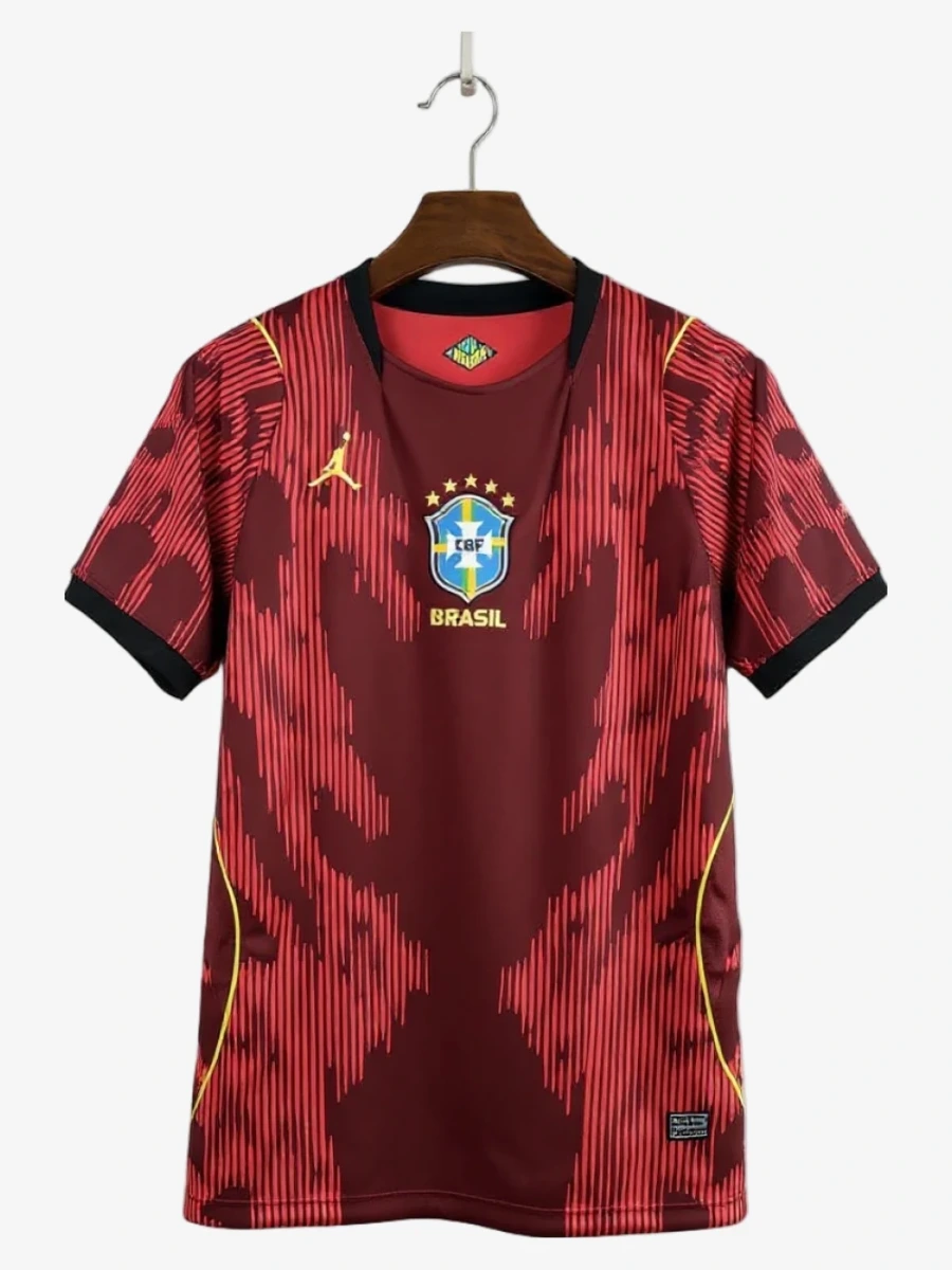 maillot-bresil-2026-rouge-edition-premium studio v12 Brazil 2026 Red Premium Edition Soccer Jersey