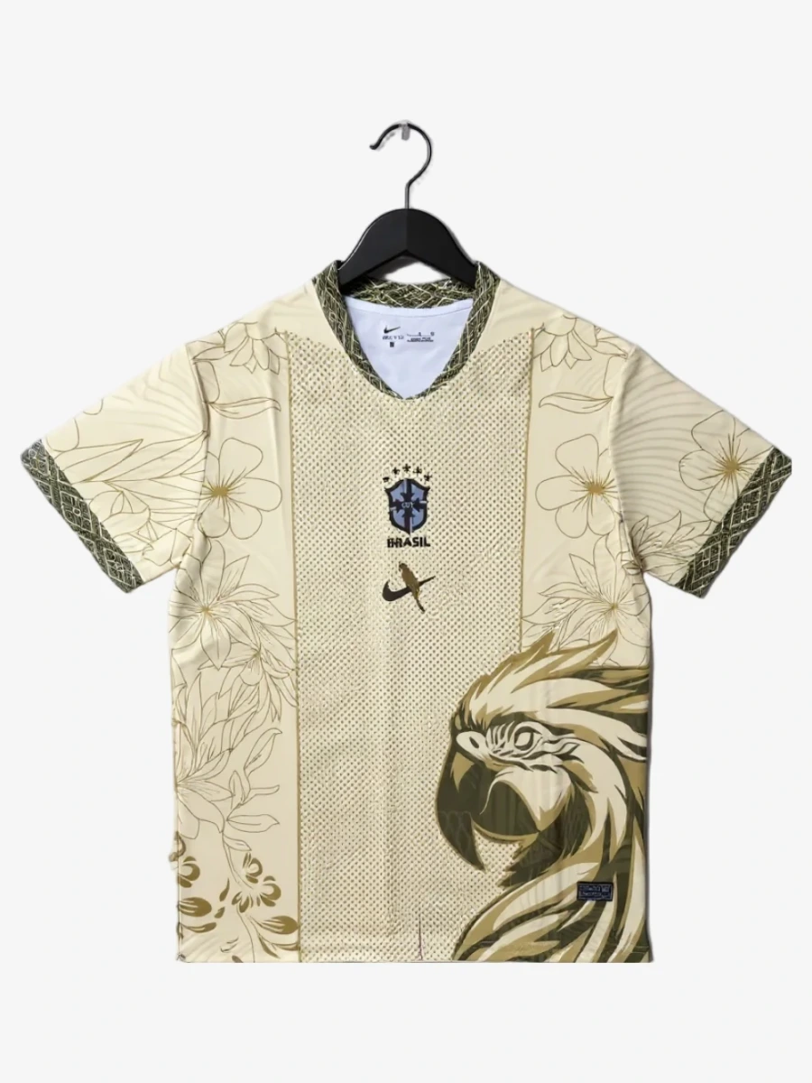 maillot-bresil-concept-gold-2025-2026 studio v12 Brazil Concept Gold 2025-2026 Soccer Jersey