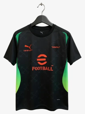 Concept Jerseys AC Milan Off-White Black Gray Edition 2025-2026