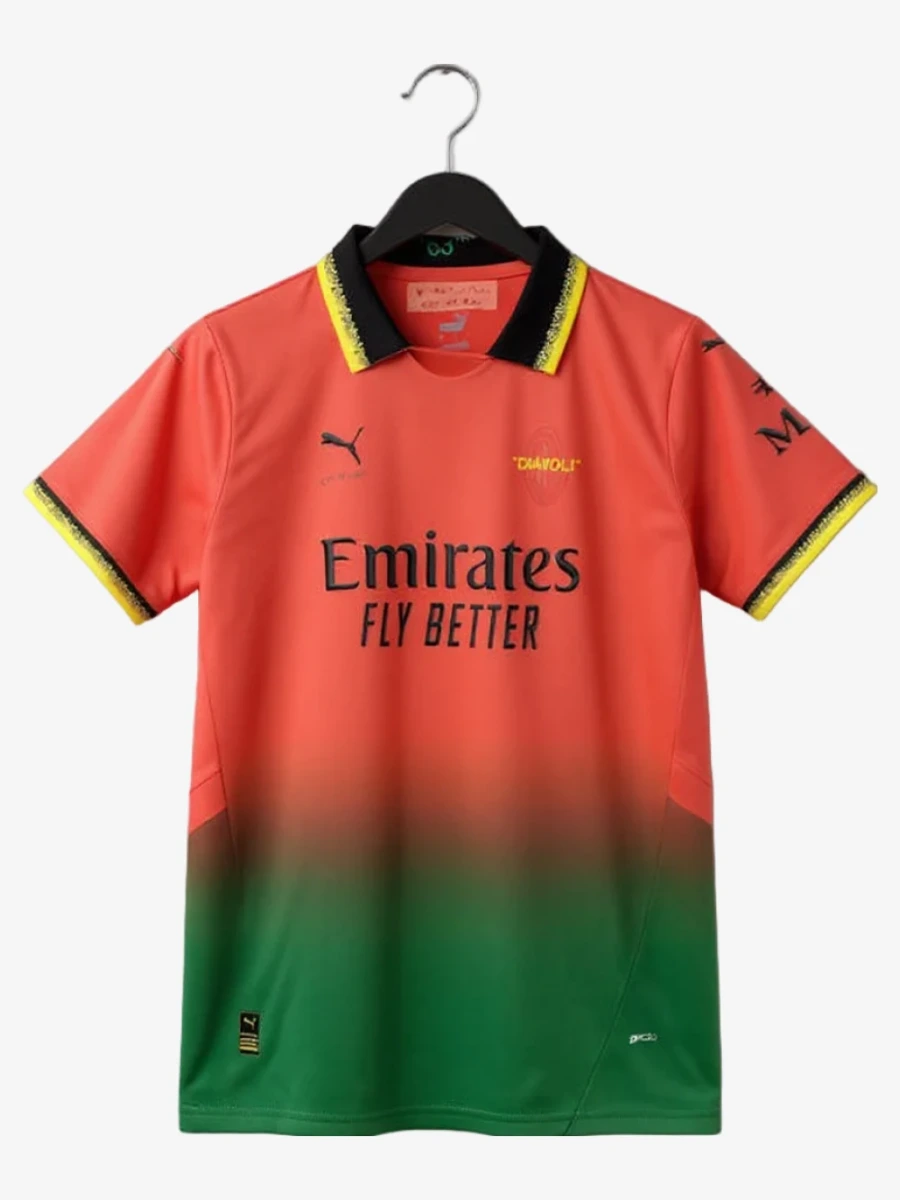 Concept Jerseys AC Milan Off-White Red Edition 2025-2026