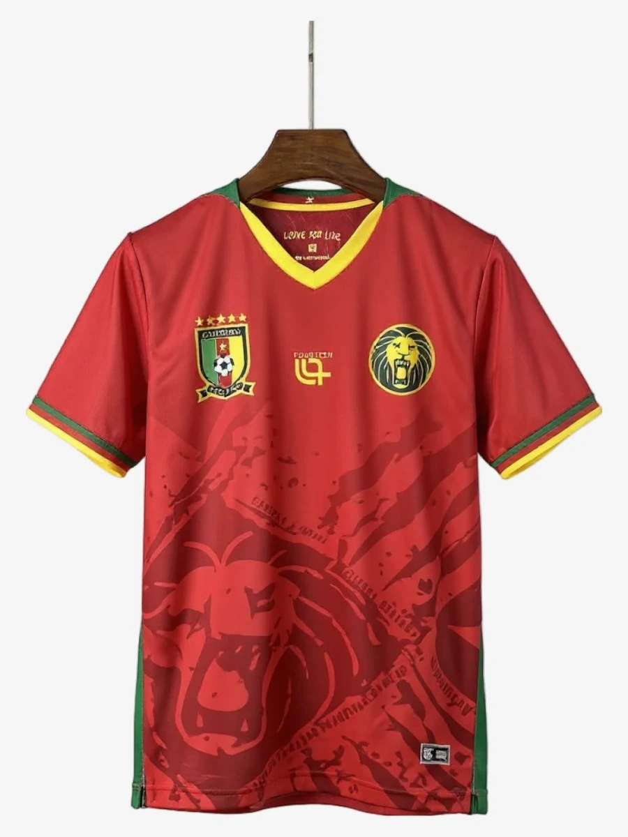 maillot-exterieur-cameroun-2026 studio v10 Cameroon 2026 Away Soccer Jersey