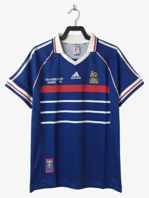 France Home Soccer Jersey 1998