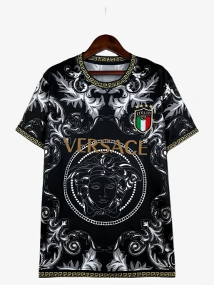 maillot-italie-concept-noir-dore-2023-2024 studio v12 Italy Concept Black Gold 2023 2024 Soccer Jersey