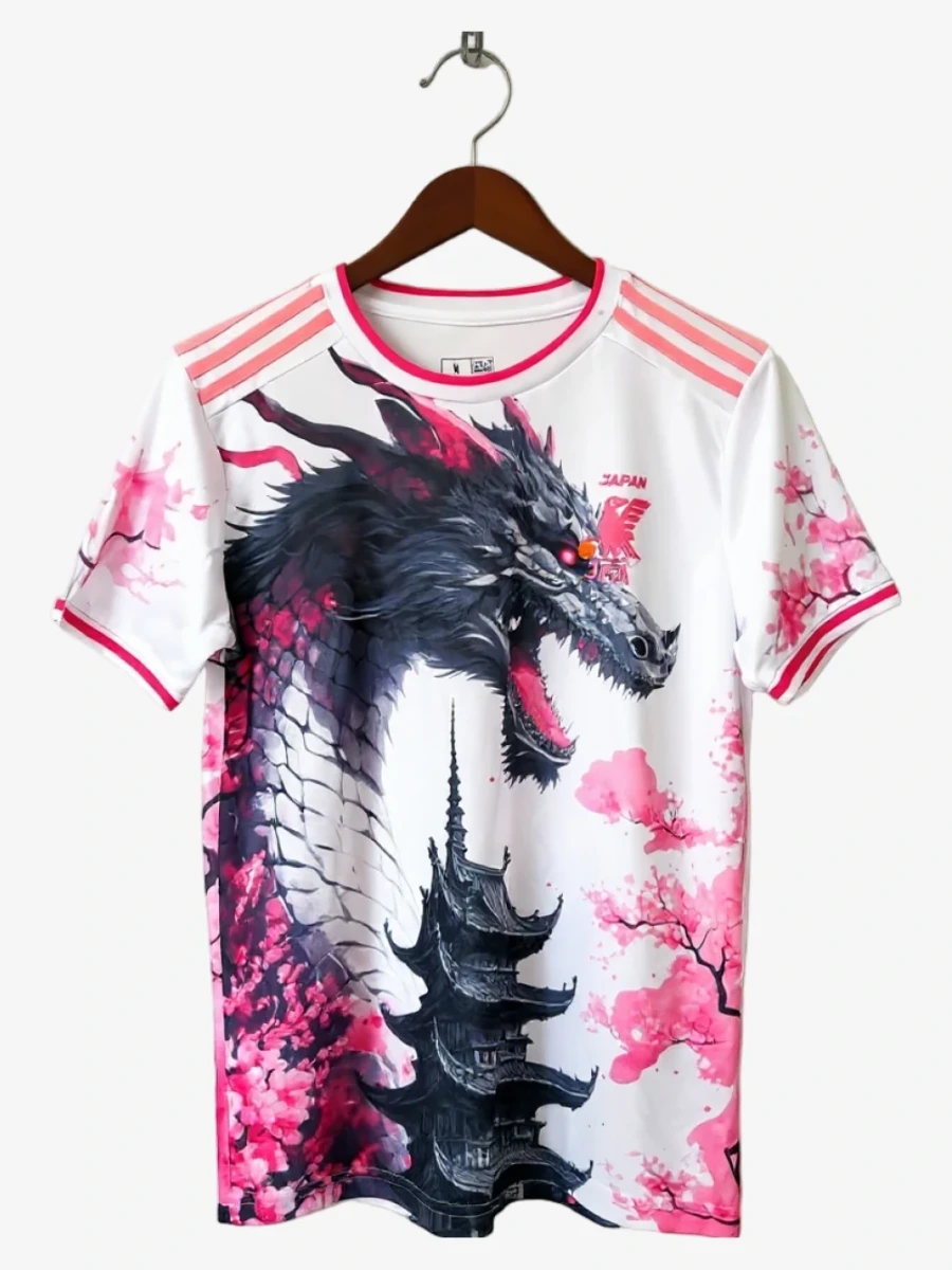 Japan 25/26 Special Edition White Dragon Soccer Jersey