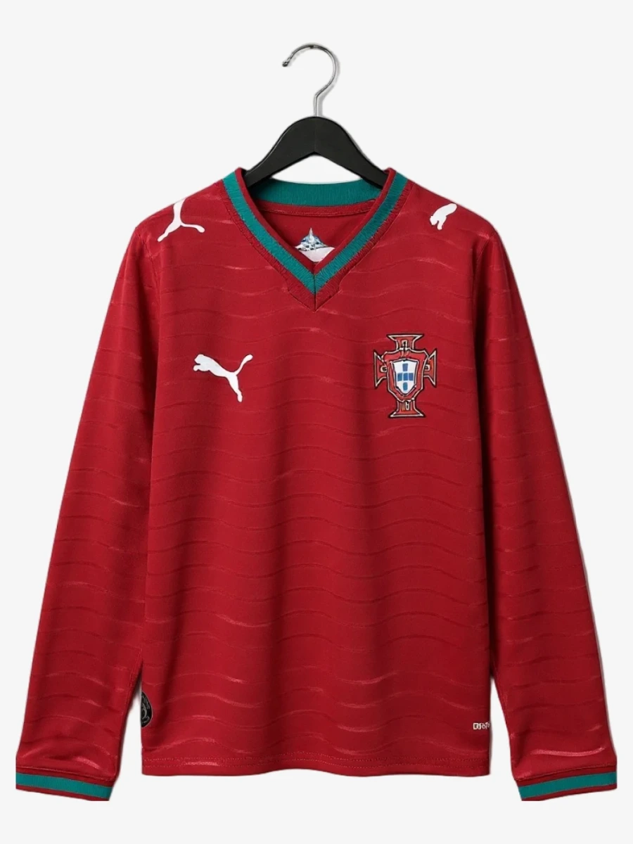 Portugal Home 2026 Long Sleeve Soccer Jersey