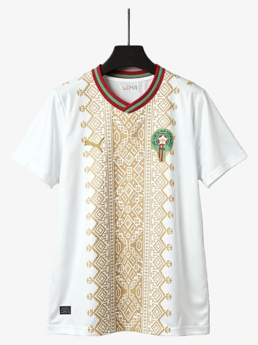 Morocco White Away World Cup 2026 Soccer Jersey
