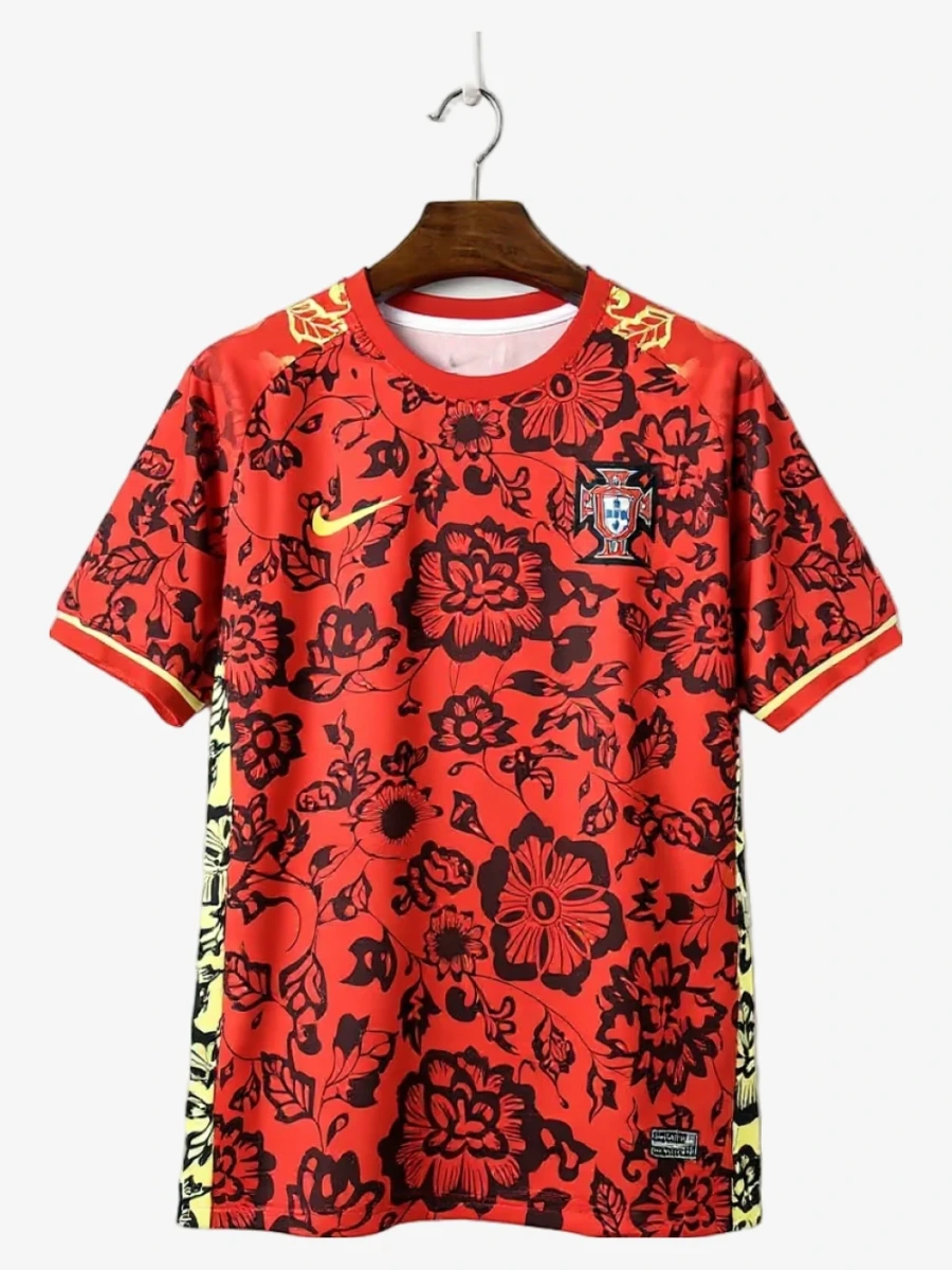 maillot-portugal-concept-fleurs-2025 studio v12 Concept Jerseys Portugal Flowers 2025