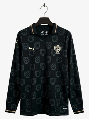 Portugal Eusébio Special Edition Long Sleeve 2025-2026 Soccer Jersey