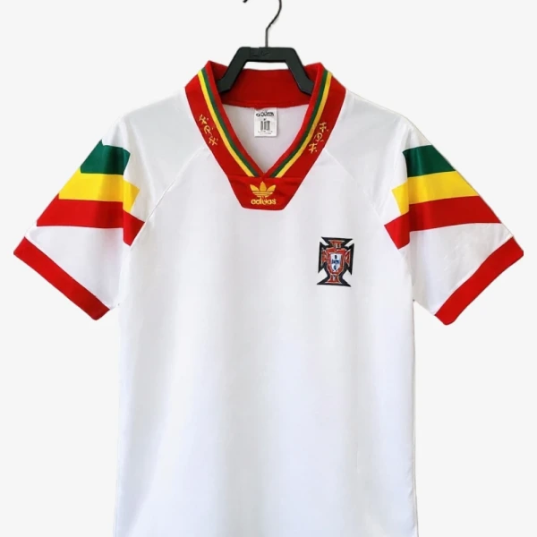 Portugal Away Soccer Jersey 1992
