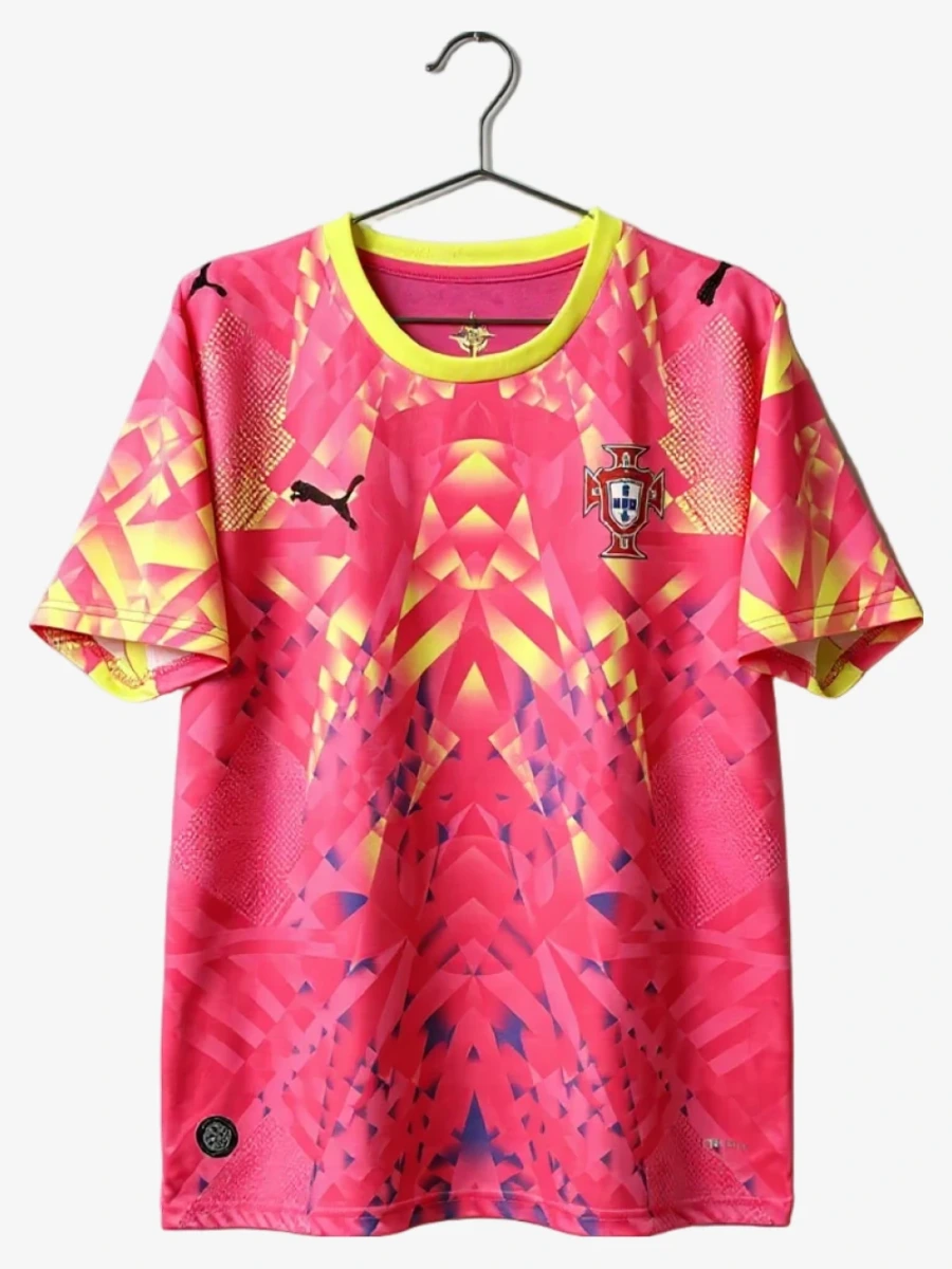 Portugal Goalkeeper 2026 Pink Soccer Jersey