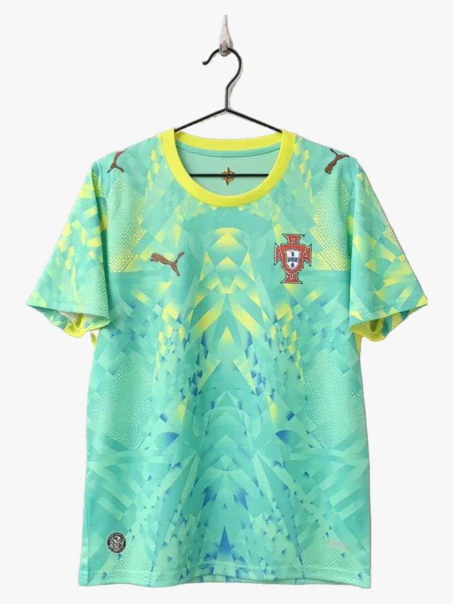 Portugal Goalkeeper 2026 Green Soccer Jersey