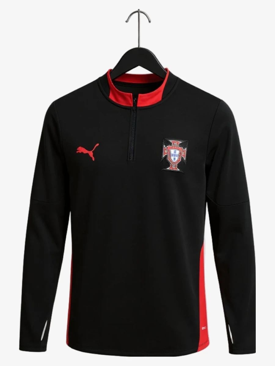 maillot-portugal-noir-2025-26 studio v12 Portugal Black 2025/26 Soccer Jersey