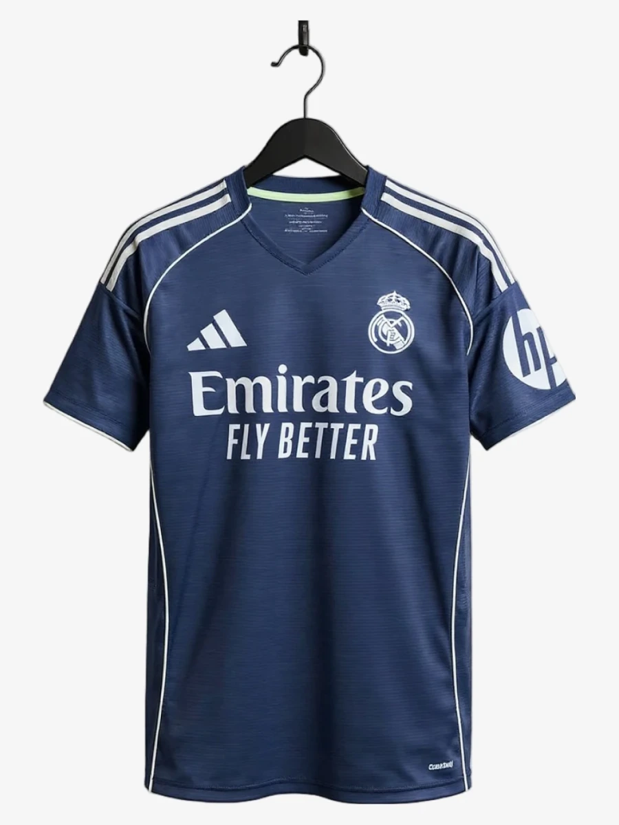 maillot-real-madrid-exterieur-2025-2026 studio v12 Real Madrid Away 2025-2026 Soccer Jersey