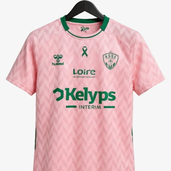 Saint-Étienne Goalkeeper Pink Soccer Jersey 2025-2026