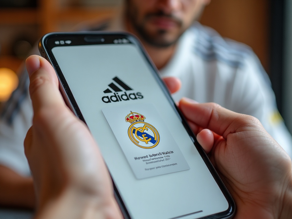 NFC chip scan real Madrid Adidas jersey authentication