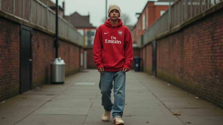Bloke Core Style: wearing a soccer jersey as a fashion piece in 2026