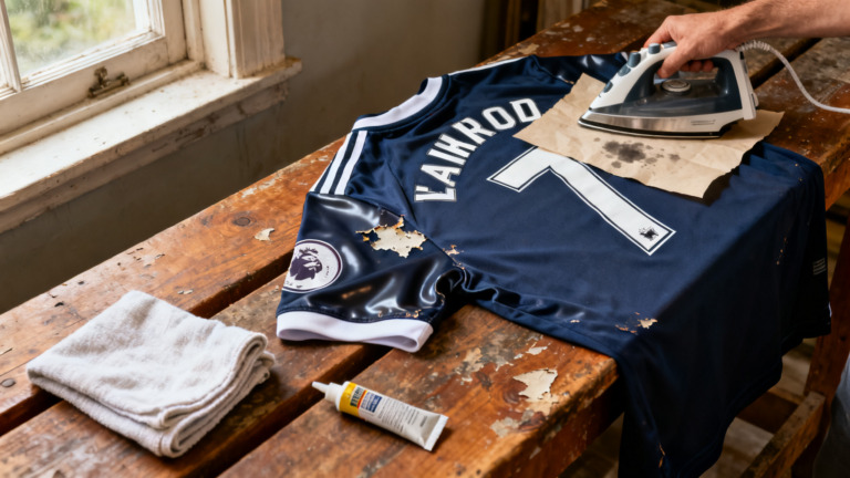 How to Fix Peeling Lettering on a Football Shirt (And Actually Make It Last)