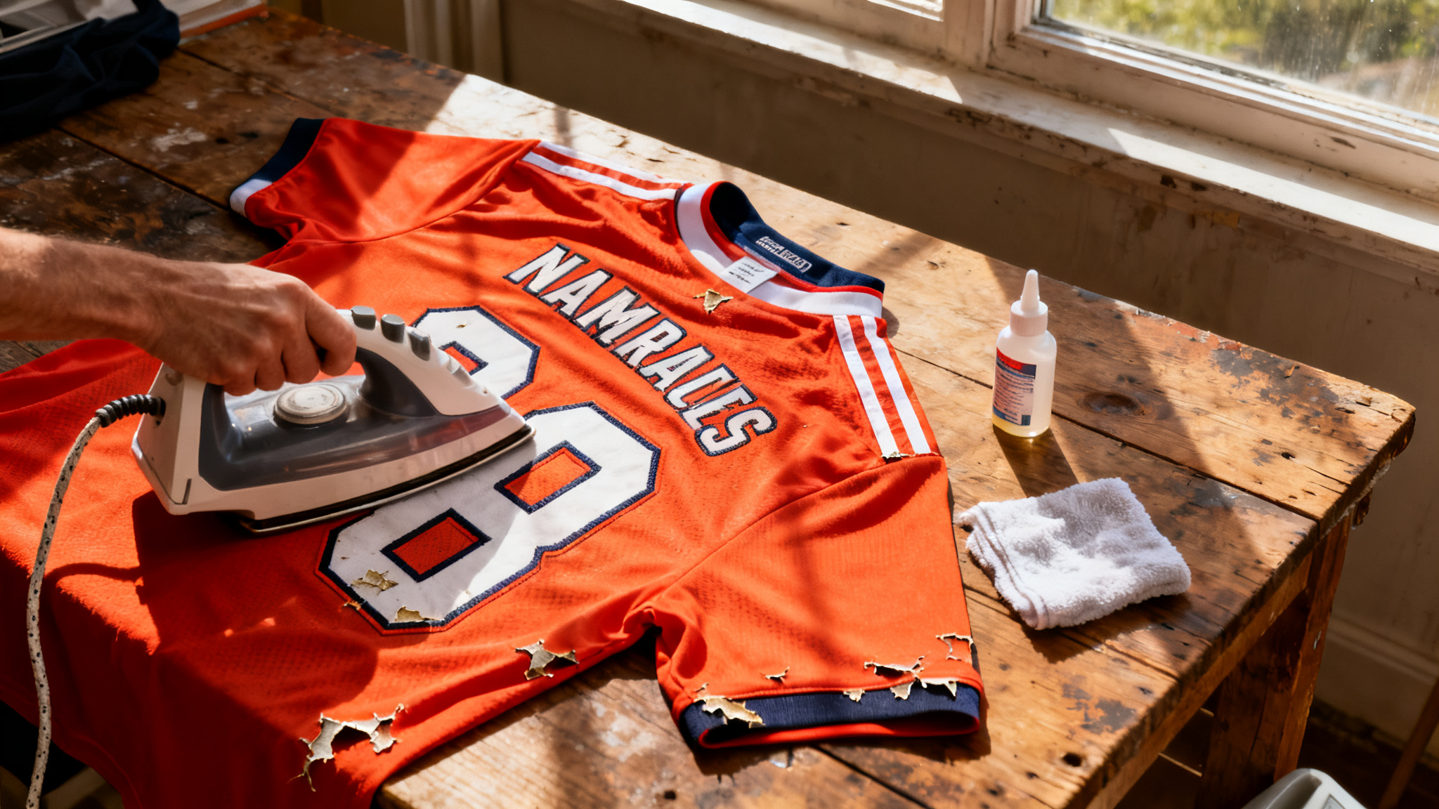 How to Remove Printing from a Football Shirt Without Wrecking the Fabric